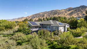 View of mountain background