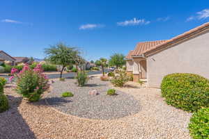 View of yard featuring a residential view