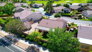 Aerial view of home