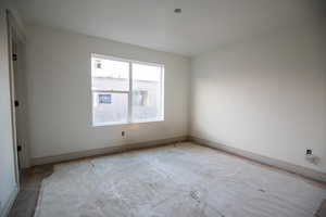 Spare room with baseboards