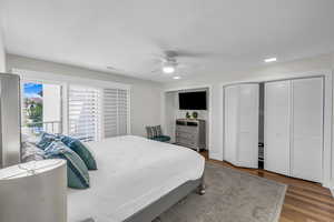 Bedroom with deck access!