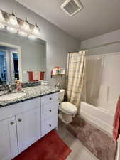 Upper level Hall bath