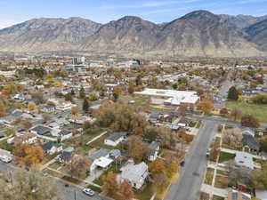 View of property location with nearby suburban area and a mountain backdrop