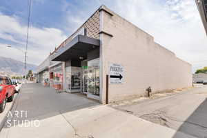 View of property featuring a mountain view