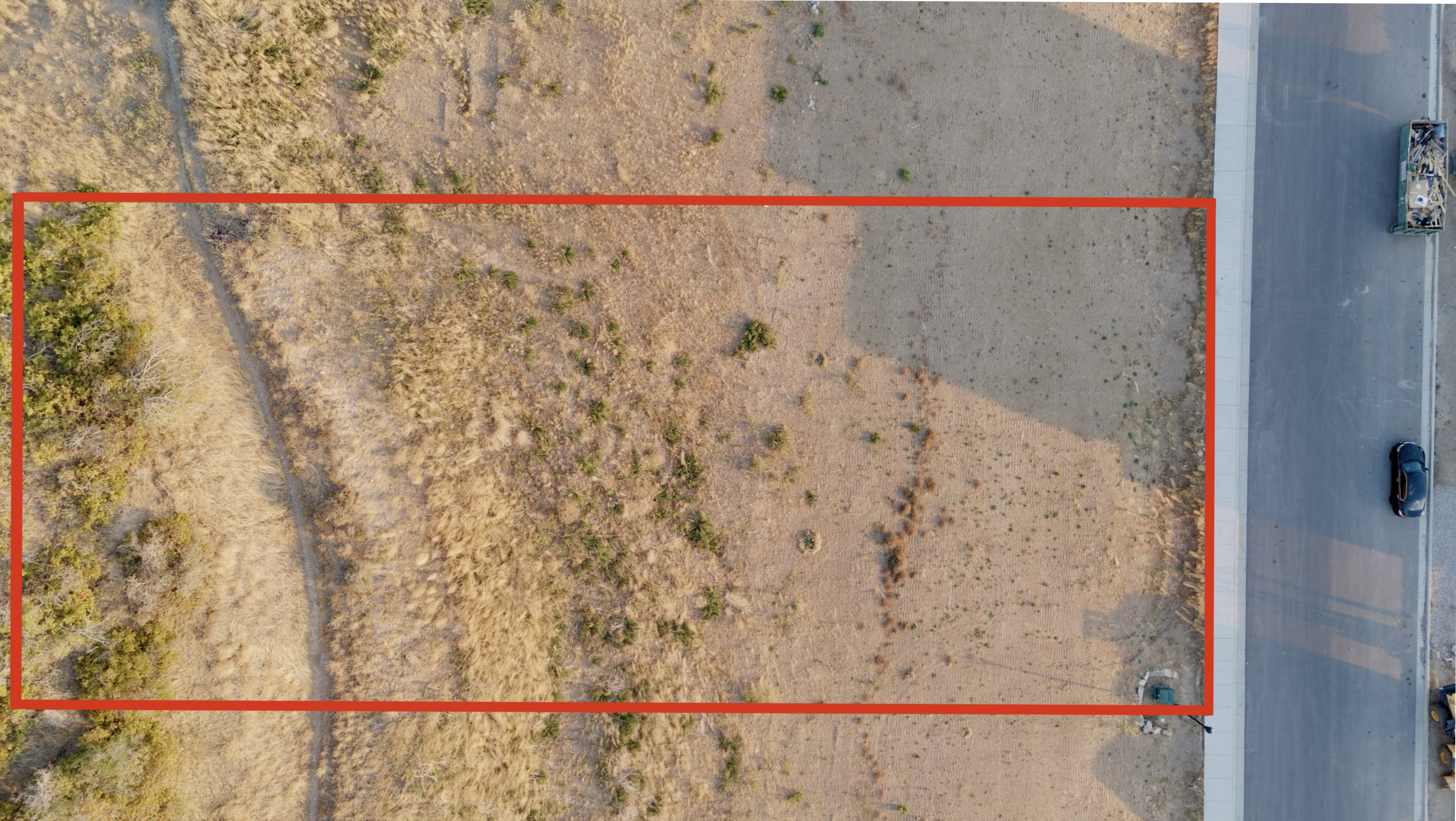 View of property location featuring property parcel outlined