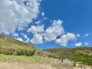 View of mountain background