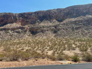 View of mountain background