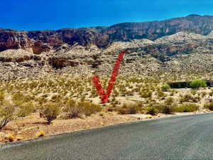 View of mountain background