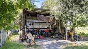 View of outbuilding