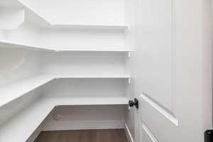 View of storage area