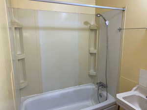Full bath with bathing tub / shower combination