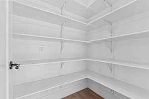 View of storage area