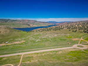 View of rural area featuring a water and mountain view