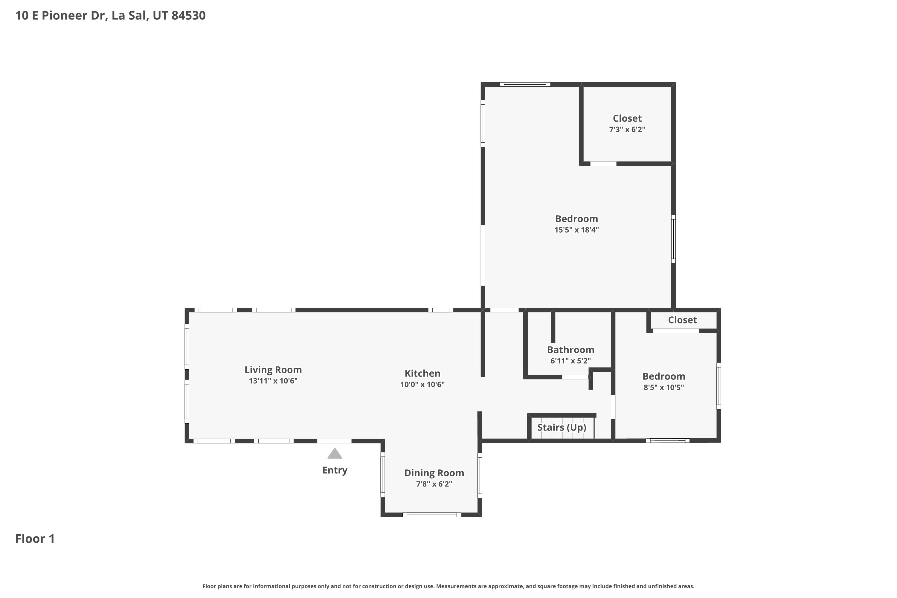 View of room layout