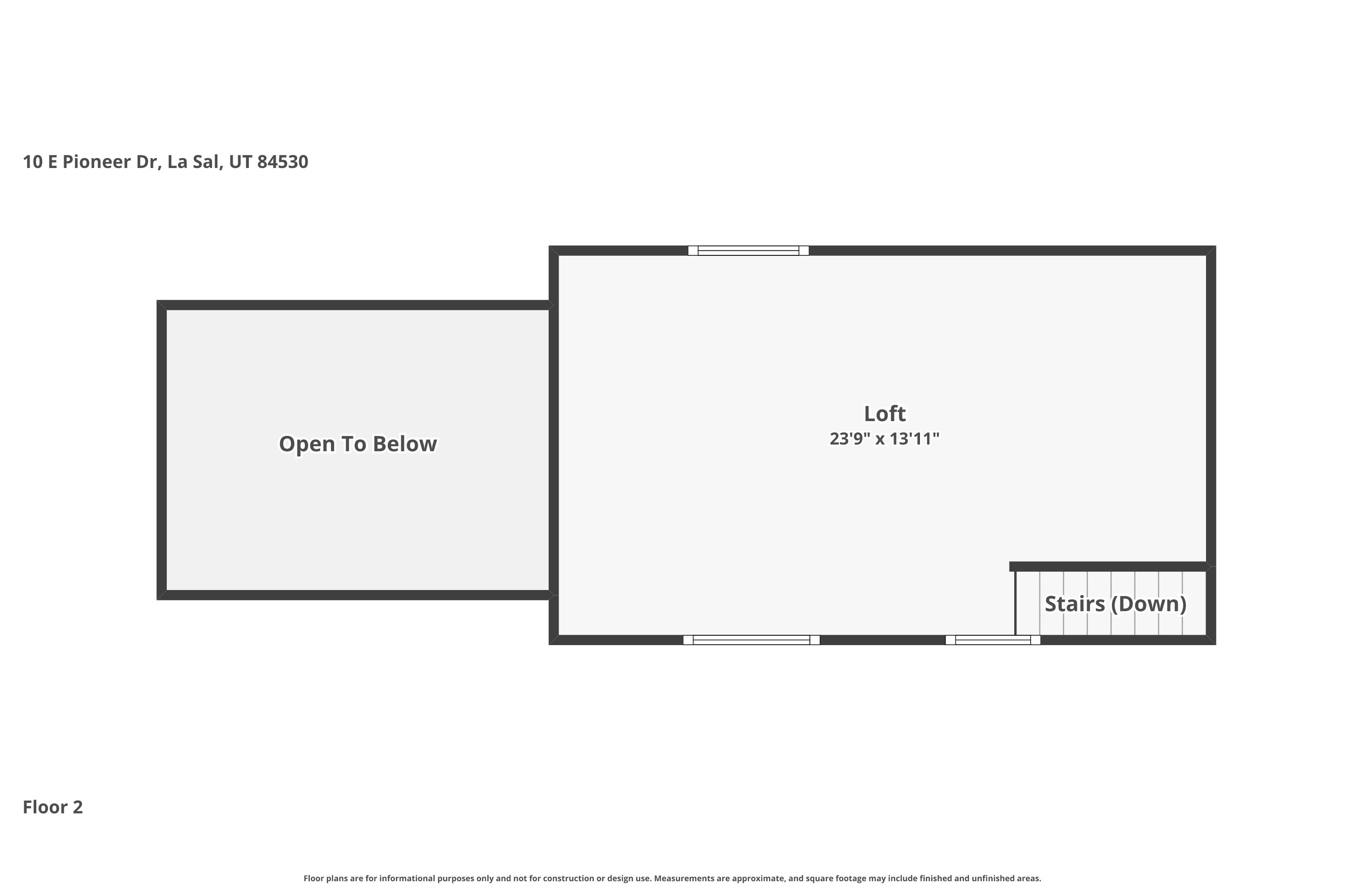 View of room layout