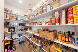 View of storage area