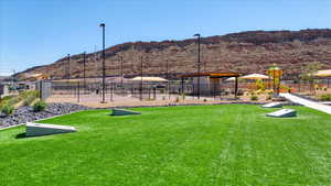 View of home's community with a mountain view