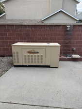 Exterior view of a power unit