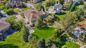 Aerial overview of property's location