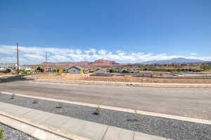 Mountain view featuring nearby suburban area