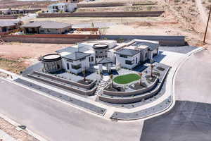 View from above of property