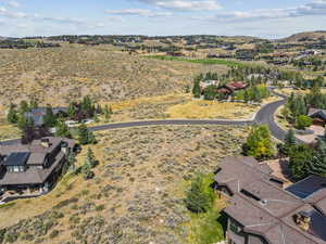 Aerial overview of property's location