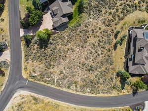 Aerial overview of property's location