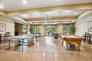 Clubhouse with amenities, game room, only a stones throw away!