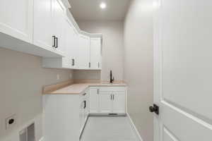 Upper Laundry has access from Master suite directly to the laundry.