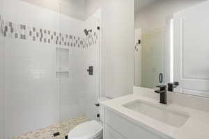 Full private bathroom in secondary upper bedroom