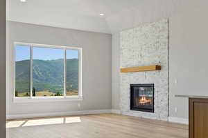 Upper family room views of Nordic Valley and Mt Ogden Divide