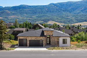 Views of Mt Ogden Peak, Snow Basin and Nordic Valley