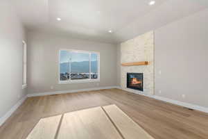 Views of Mt Ogden Divide and Nordic Valley ski resort