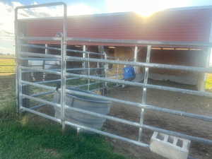 Exterior view of an exterior structure