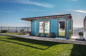 Rear view of property