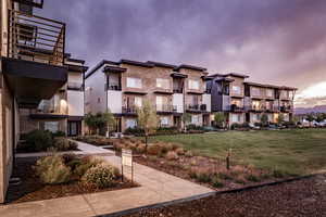 View of community with a yard and a residential view