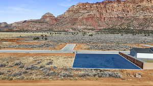 View of mountain background