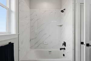 MASTER - Full bath featuring shower / bathtub combination