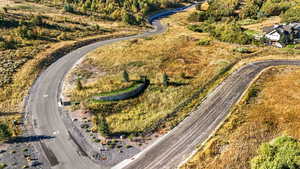 Aerial view of property's location