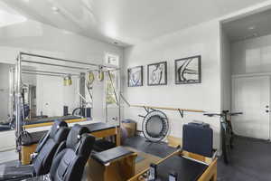 View of exercise room