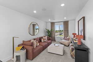 The photos shown are of our model home located within the same neighborhood. The listed home is currently in the early stages of construction. As progress continues, updated photos will be provided to accurately reflect the home’s finishes and design pa