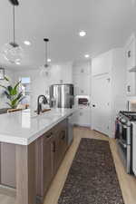 The photos shown are of our model home located within the same neighborhood. The listed home is currently in the early stages of construction. As progress continues, updated photos will be provided to accurately reflect the home’s finishes and design pa