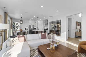 The photos shown are of our model home located within the same neighborhood. The listed home is currently in the early stages of construction. As progress continues, updated photos will be provided to accurately reflect the home’s finishes and design pa