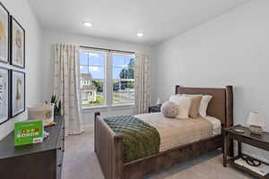 The photos shown are of our model home located within the same neighborhood. The listed home is currently in the early stages of construction. As progress continues, updated photos will be provided to accurately reflect the home’s finishes and design pa