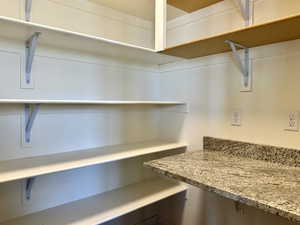 View of storage area