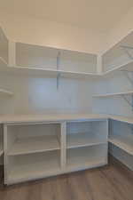 View of storage area