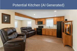 AI Generated Kitchen. This would make this a perfect Mother-in-law