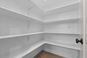 View of storage area