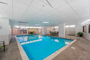 View of indoor pool