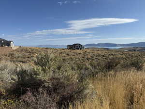 View of mountain background